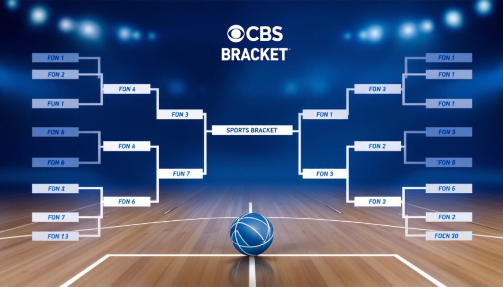 IT and business professionals analyzing CBS Sports Bracket tools and strategies on multiple monitors.