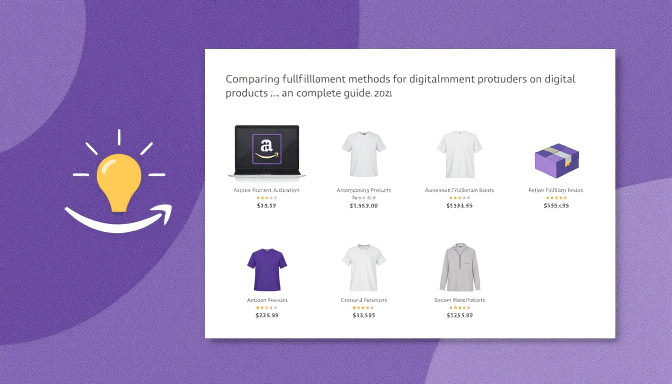 Fulfillment Methods Digital Products Amazon